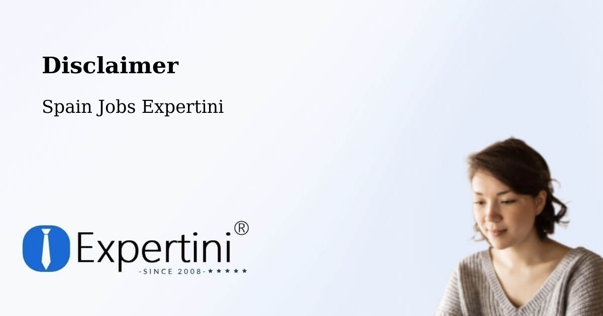 Disclaimer – Polinyà - Spain Jobs Expertini