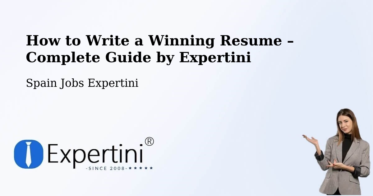 Resume Writing Guide for Job Seekers – Polinyà - Polinyà, Spain Jobs Expertini
